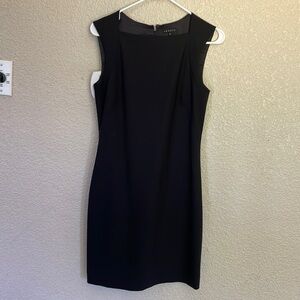 Theory black sheath dress
